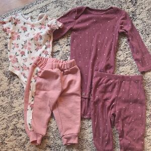 Carter's Pink and Purple Kids Matching Set